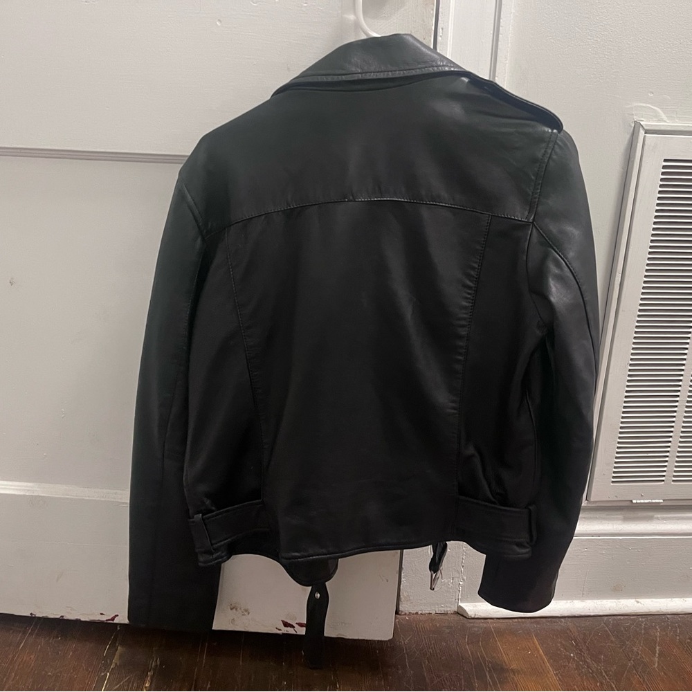 Quince Women’s Black Leather Jacket